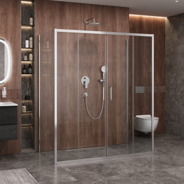 CEZARES - Душевой уголок  MOLVENO-AH-2/2-170/100-C-Cr-IV