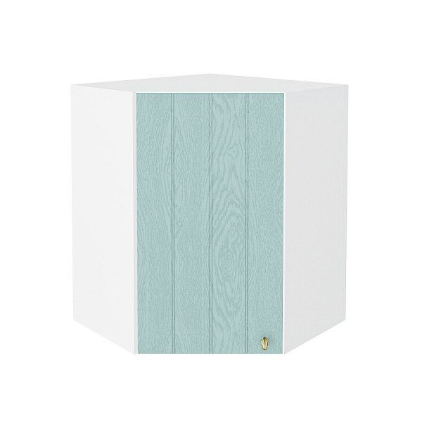 Кухня Vivat - Шкаф верхний угловой Прованс Гoлyбoй