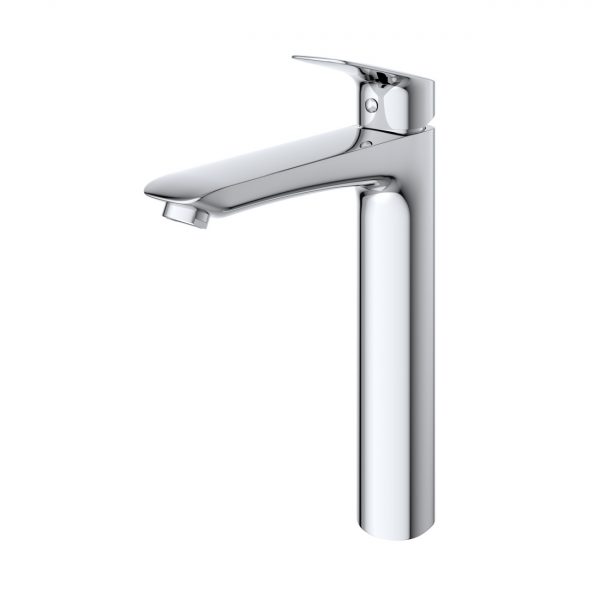 BelBagno - Смеситель для накладной раковины без донного клапана  DUE-LMC-CRM-W0