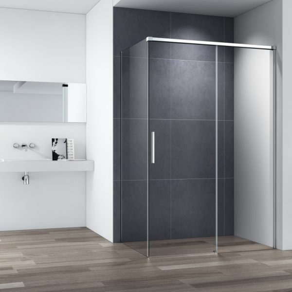 CEZARES - Душевой уголок  DUET SOFT-M-AH-1-110/90-C-Cr