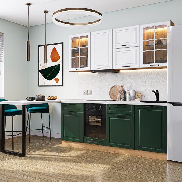Кухня Vivat - Дублин-03 Special White/Special Green