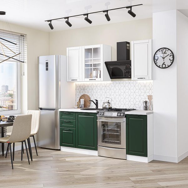 Кухня Vivat - Дублин-04 Special White/Special Green