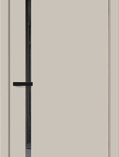 Дверь Bravo - Браво-0.40 П Cream Silk / Mirox Grey