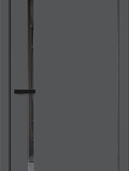 Дверь Bravo - Браво-0.40 П Stormy Silk / Mirox Grey