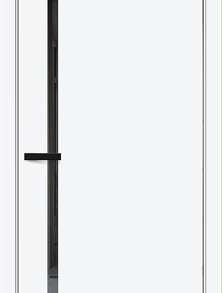 Дверь Bravo - Браво-0.40 П White Silk / Mirox Grey