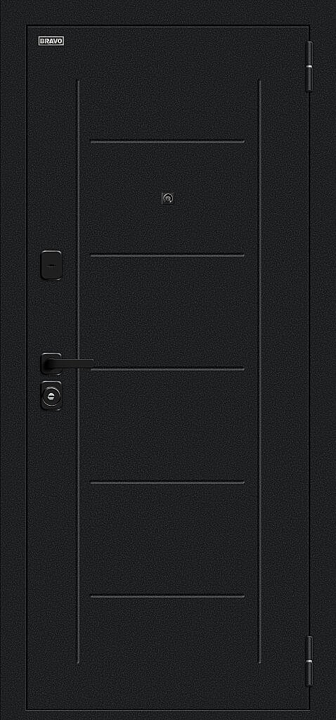 Борн/SBlack Букле черное/Bianco Melinga