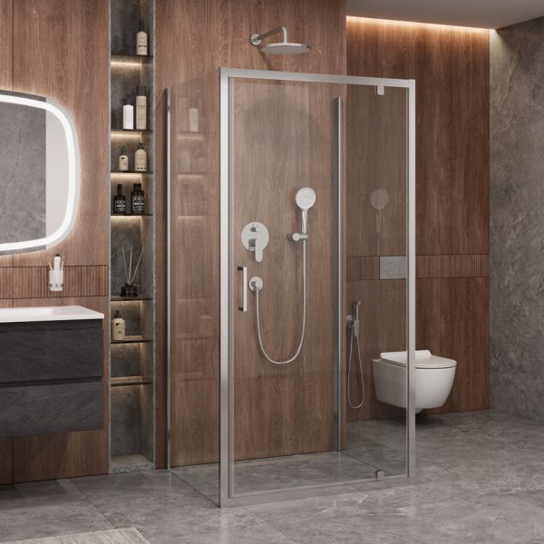 CEZARES - Душевой уголок  MOLVENO-BA2-100/90-C-Cr-IV