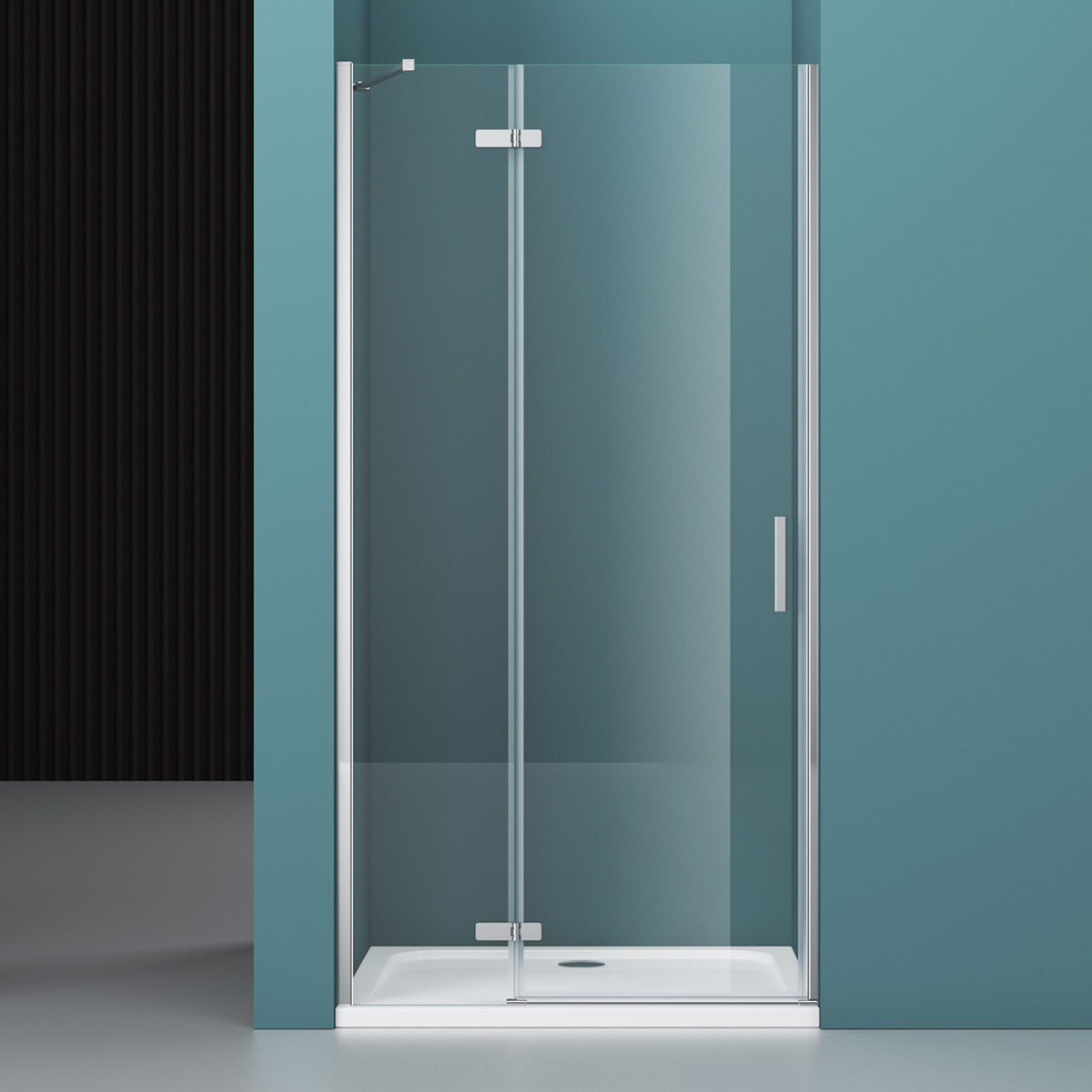 Душевая дверь BelBagno KRAFT-B-12-60/20-C-Cr-L