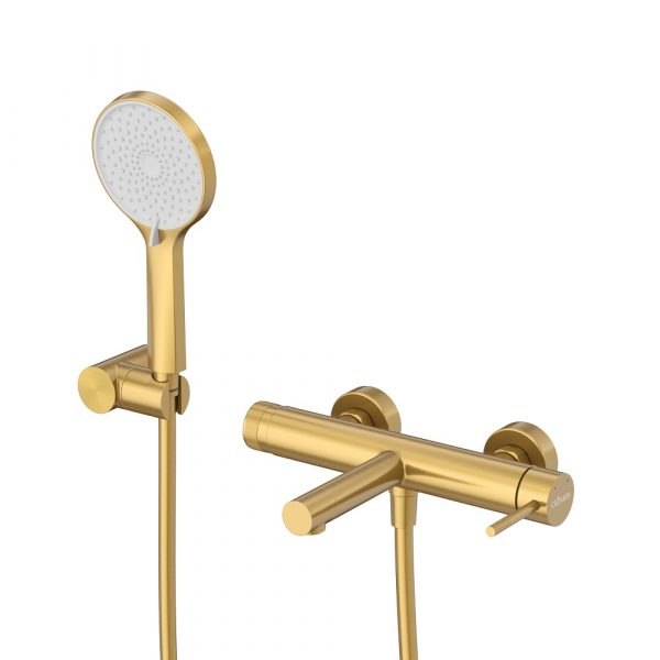 CEZARES - Смеситель для ванны и душа в комплекте с ручным душем, шлангом и держателем  RELAX-VD-BORO
