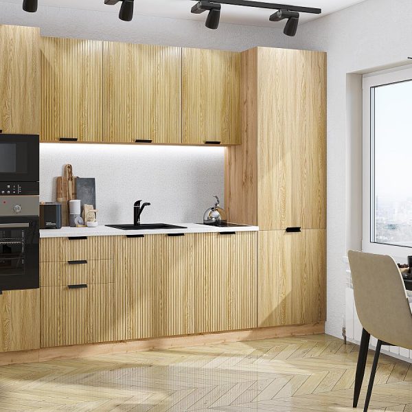 Кухня Vivat - Евро Лайн-01 Дуб песочный