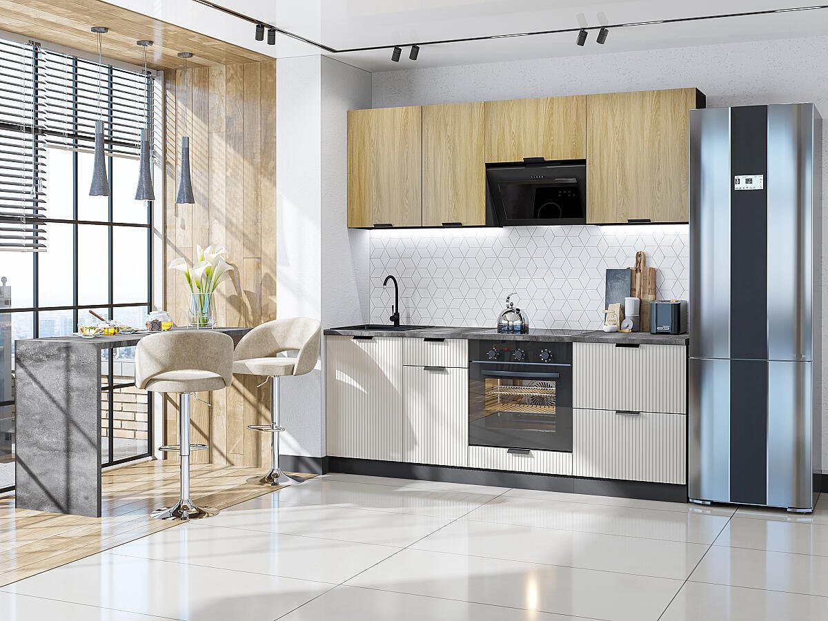 Евро Лайн-02 Дуб песочный/Агат