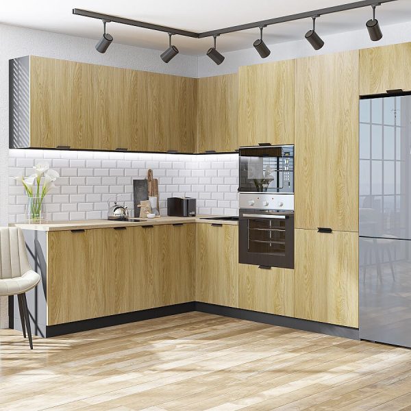 Кухня Vivat - Евро Лайн-03 Дуб песочный