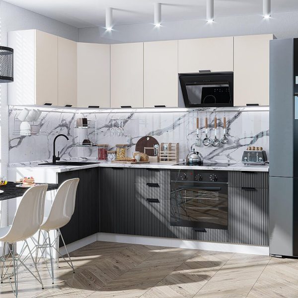 Кухня Vivat - Евро Лайн-05 Агат/Антрацит