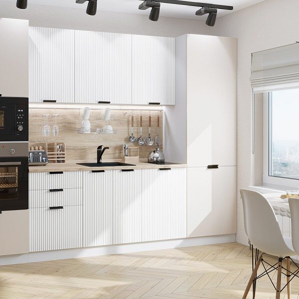 Кухня Vivat - Евро Лайн-01 Белый/Агат