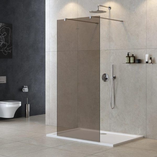 CEZARES - Душевая перегородка  LIBERTA-L-2-80-120-BR-Cr