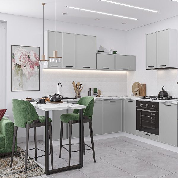 Кухня Vivat - Фрейм-03 Grey Silk