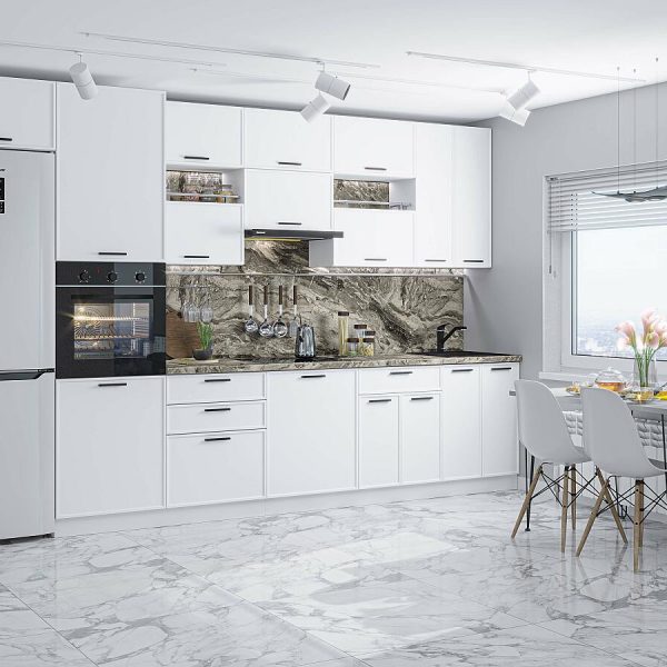 Кухня Vivat - Фрейм-04 White Silk