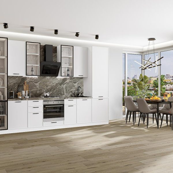 Кухня Vivat - Фрейм-06 White Silk