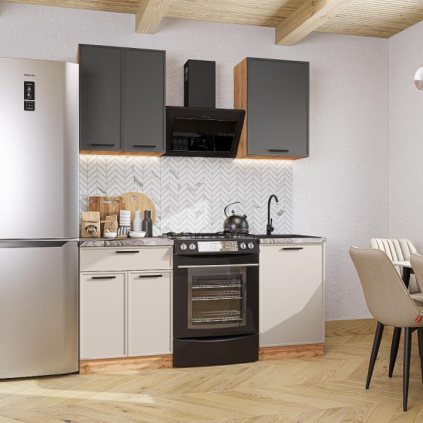 Кухня Vivat - Фрейм-07 Stormy Silk/Cream Silk