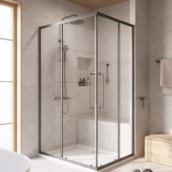 CEZARES - Душевой уголок  RELAX-304-AH-2-120/90-C-GM