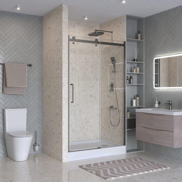 BelBagno - Душевая дверь  MARINO-2-BF-1-110-C-GM