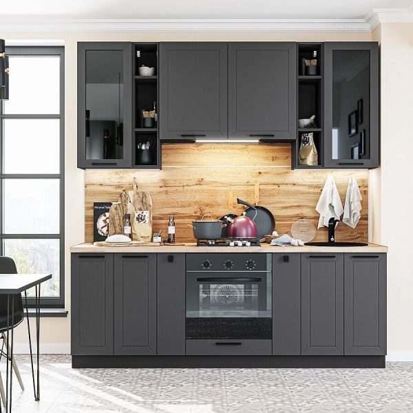 Кухня Vivat - Глетчер-01 Маренго Силк