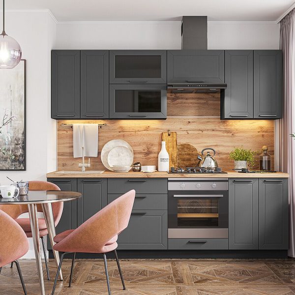 Кухня Vivat - Глетчер-02 Маренго Силк