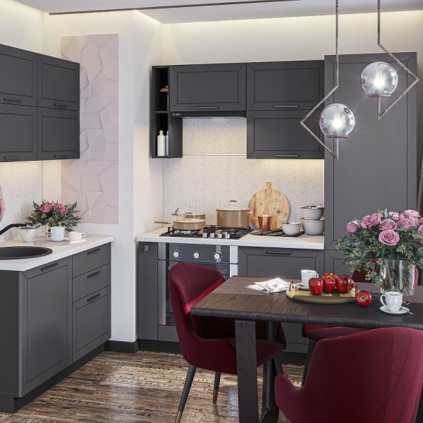 Кухня Vivat - Глетчер-03 Маренго Силк