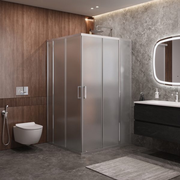 CEZARES - Душевой уголок  MOLVENO-AH-22-130/120-P-Cr