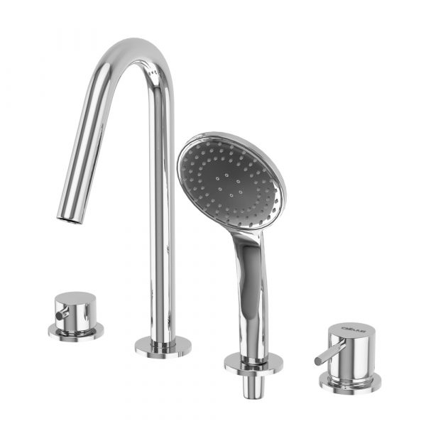 CEZARES - Смеситель на борт ванны  LEAF-BVDM4-L-01