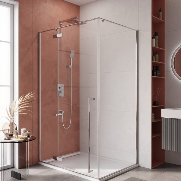 CEZARES - Душевой уголок  LINER-AH-1-120/90-C-Cr-L