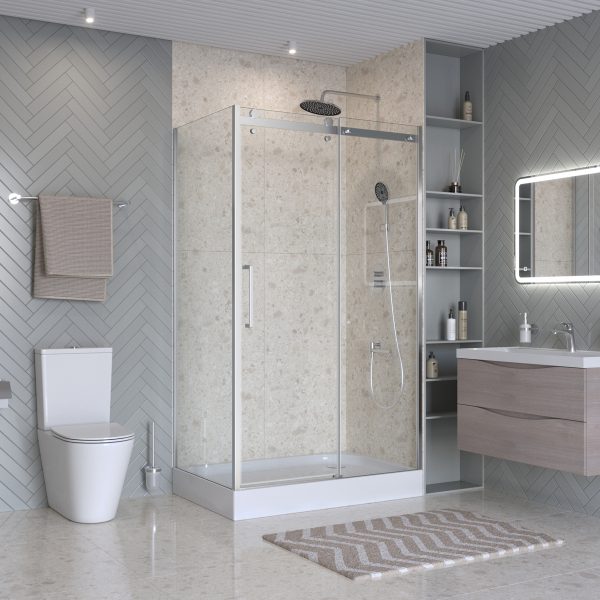 BelBagno - Душевой уголок  MARINO-2-AH-1-120/80-C-Cr