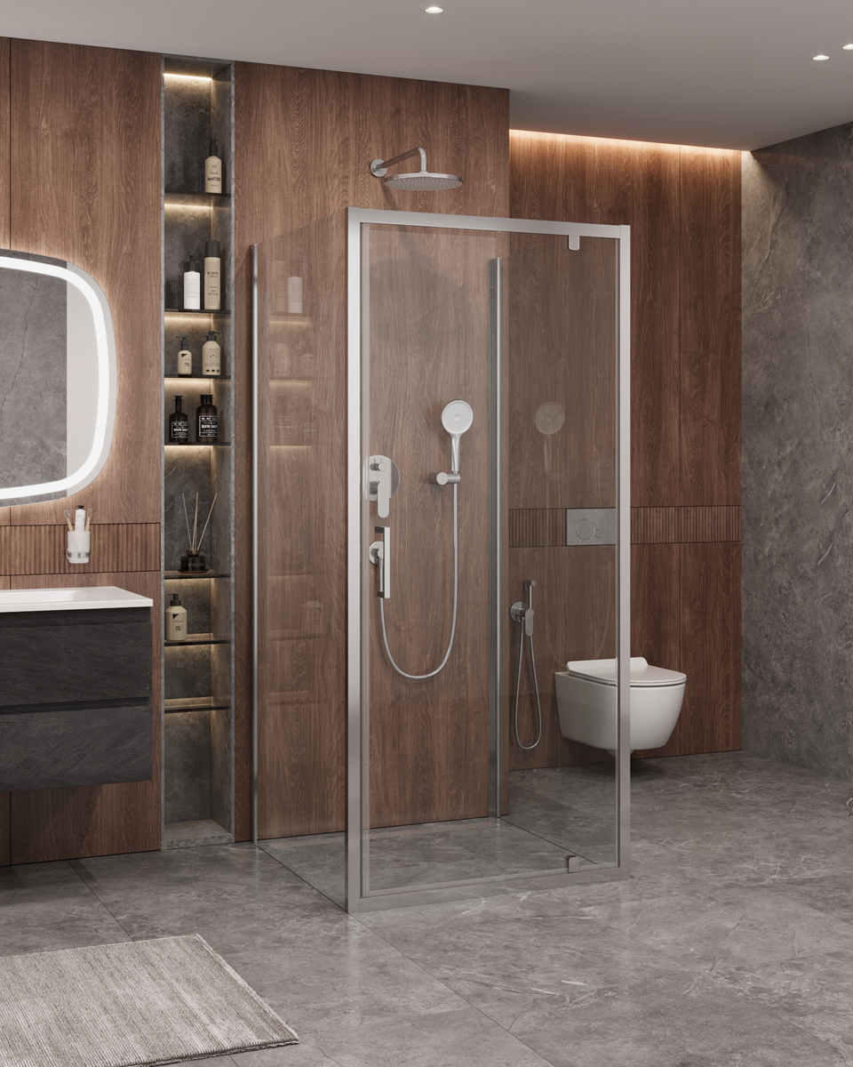 Душевой уголок CEZARES MOLVENO-BA2-80/80-C-Cr-IV