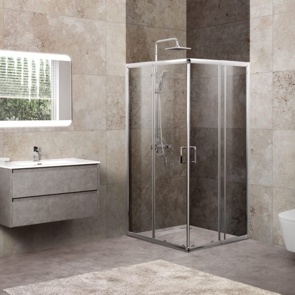 BelBagno - Душевой уголок  UNIQUE-A-2-85/100-C-Cr