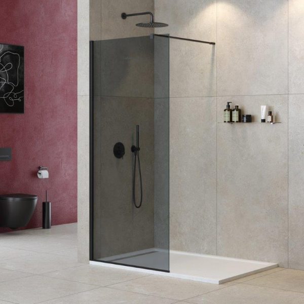 CEZARES - Душевая перегородка  LIBERTA-L-1-80-120-GR-NERO