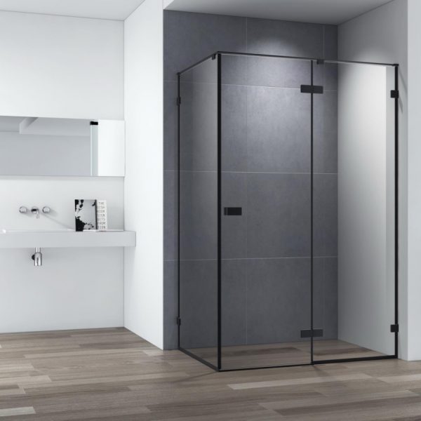 CEZARES - Душевой уголок  BELLAGIO-AH-1-120/80-C-NERO