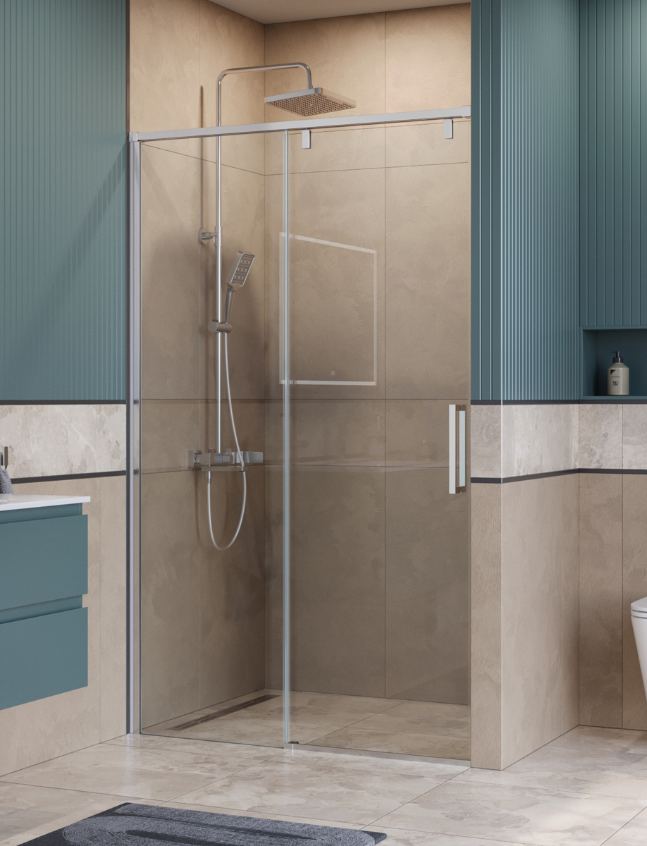 Душевая дверь BelBagno SOFT_CLOSE-1-BF-1-130-C-Cr