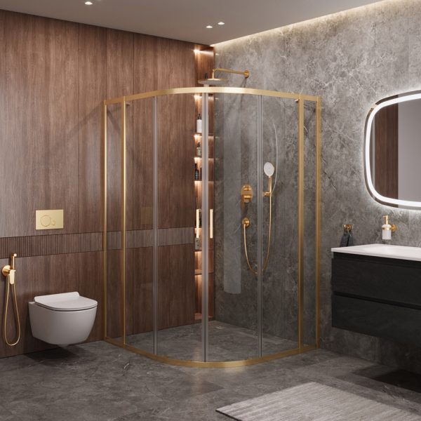 CEZARES - Душевой уголок  MOLVENO-RH-22-130/120-C-BORO-IV