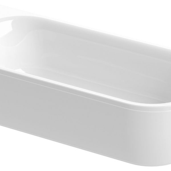 CEZARES - Акриловая ванна пристенная  METAURO CORNER-180-80-40-L-W37