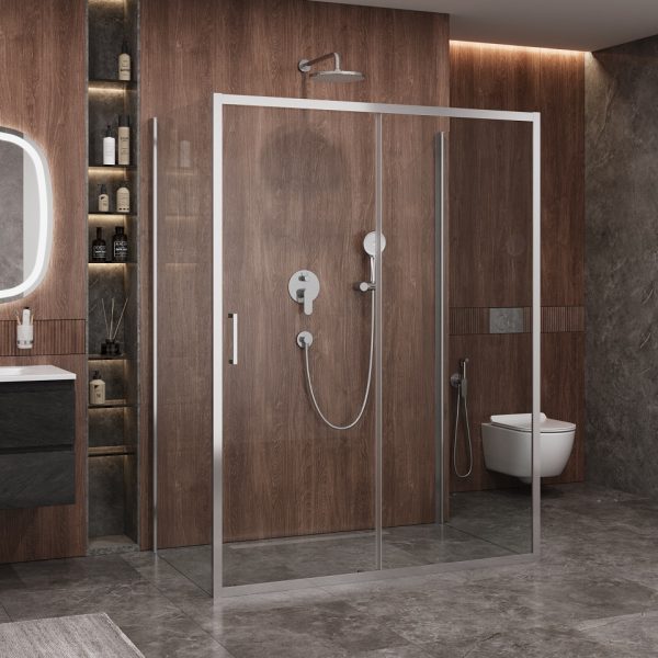CEZARES - Душевой уголок  MOLVENO-AH-12-160/80-C-Cr-IV