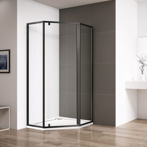 CEZARES - Душевой уголок  ECO-O-P-1-90-C-NERO