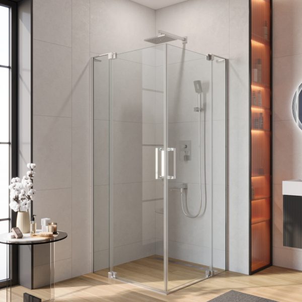 CEZARES - Душевой уголок  SLIDER-AH-2-90/100-100/110-C-Cr