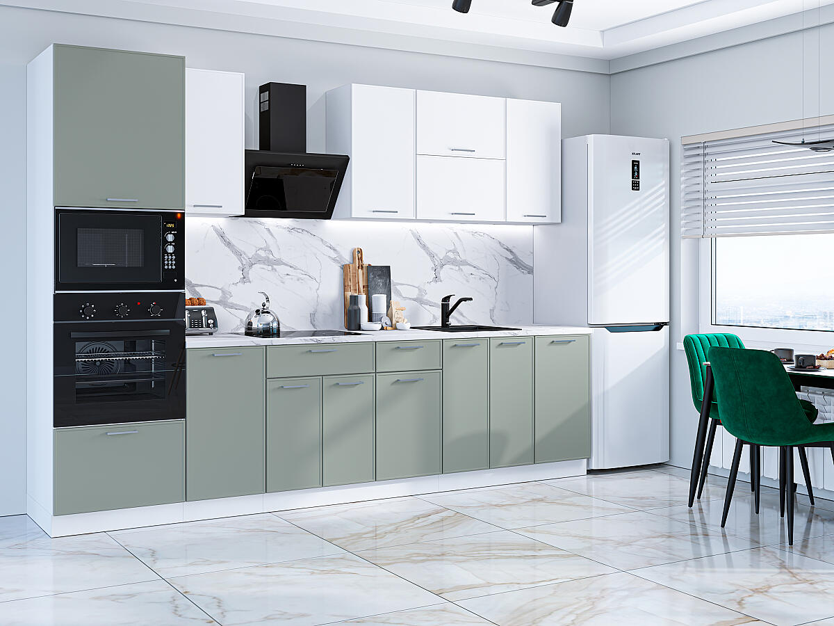 Квадро-01 Белый/Аквамарин