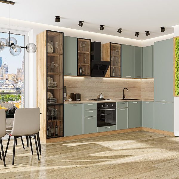 Кухня Vivat - Квадро-04 Аквамарин