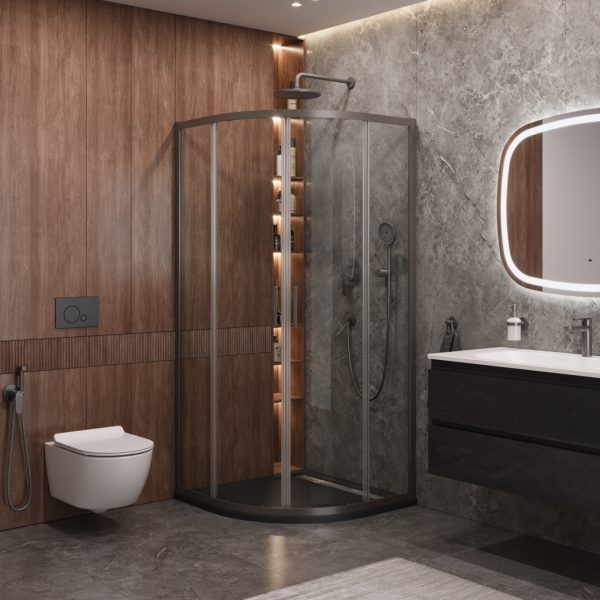 CEZARES - Душевой уголок  MOLVENO-R-2-100-C-GM-IV