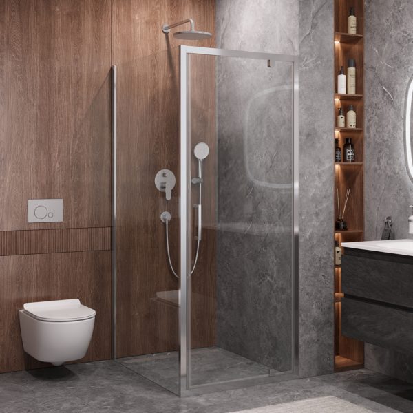 CEZARES - Душевой уголок  MOLVENO-AH-1-80/90-C-Cr-IV