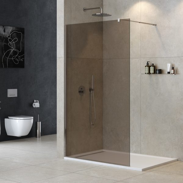 CEZARES - Душевая перегородка  LIBERTA-L-1-110-BR-Cr