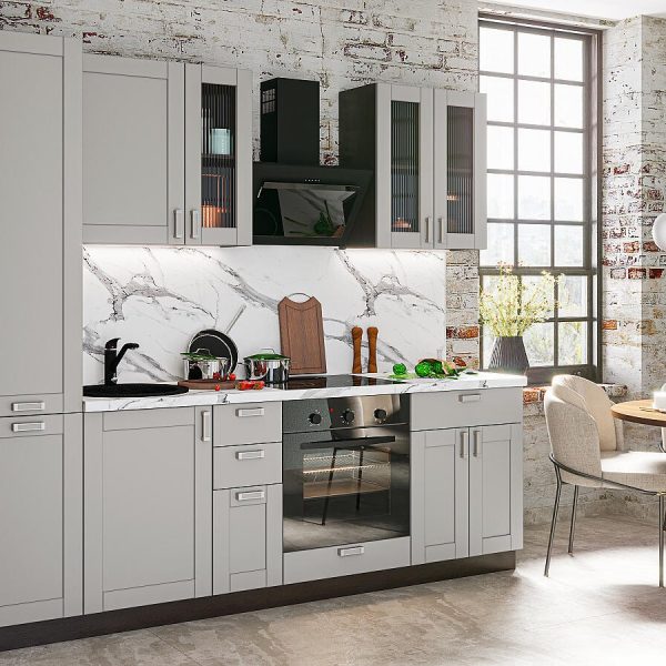 Кухня Vivat - Лофт-02 Grey Silk