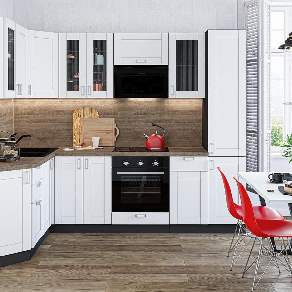 Кухня Vivat - Лофт-04 White Silk