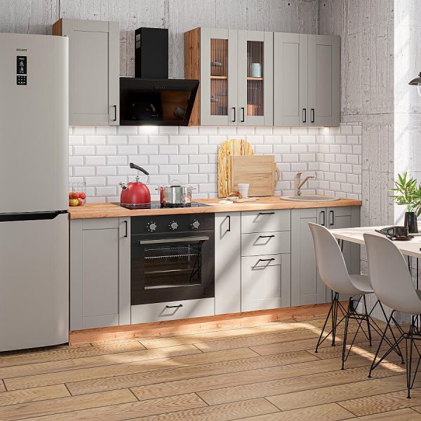 Кухня Vivat - Лофт-07 Grey Silk